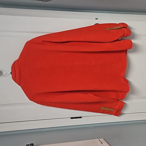 Free Assembly Fleece Shacket Snap Front Shirt - Orange Tan- Men’s Size 3XL - Picture 6 of 10